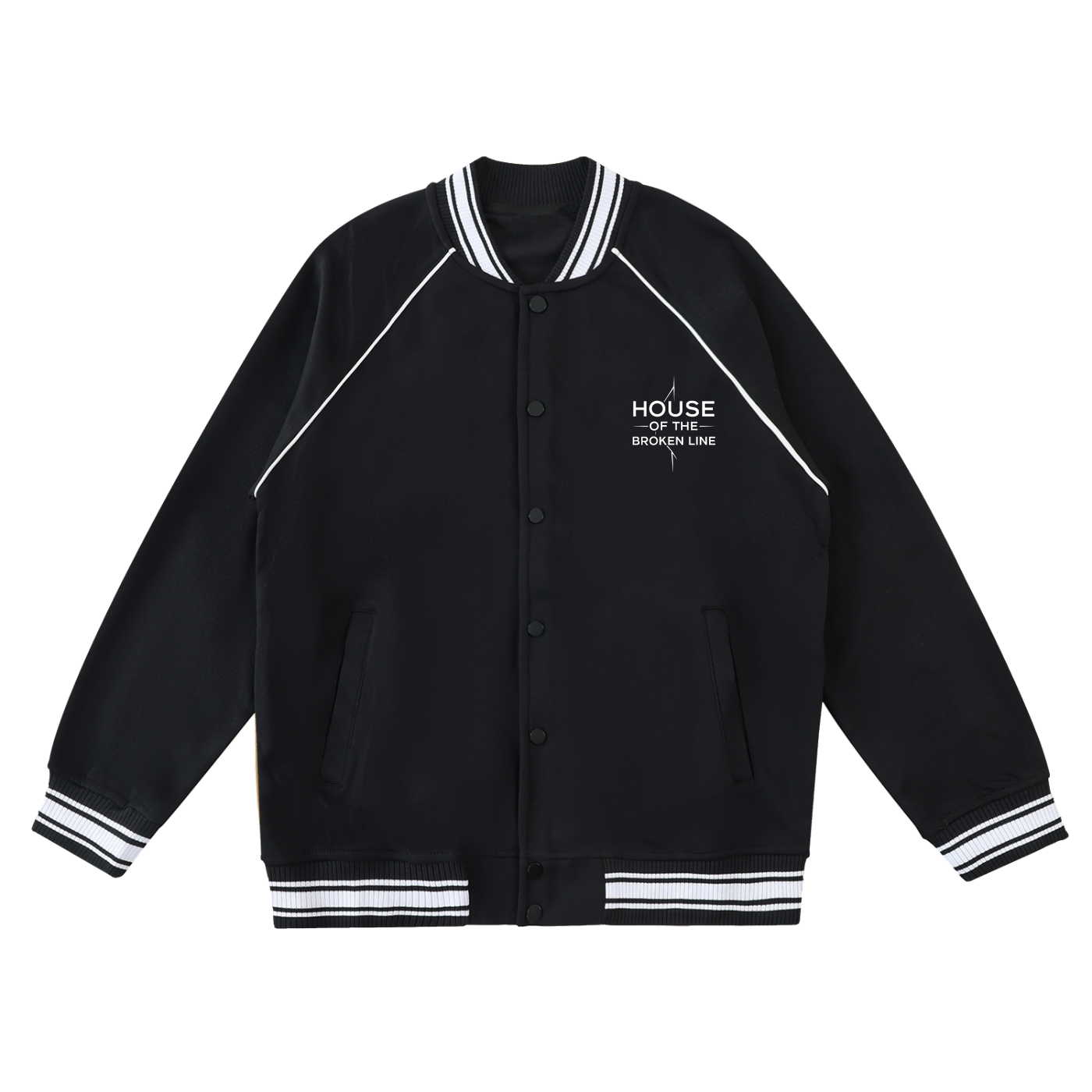 Broken Line Varsity Jacket