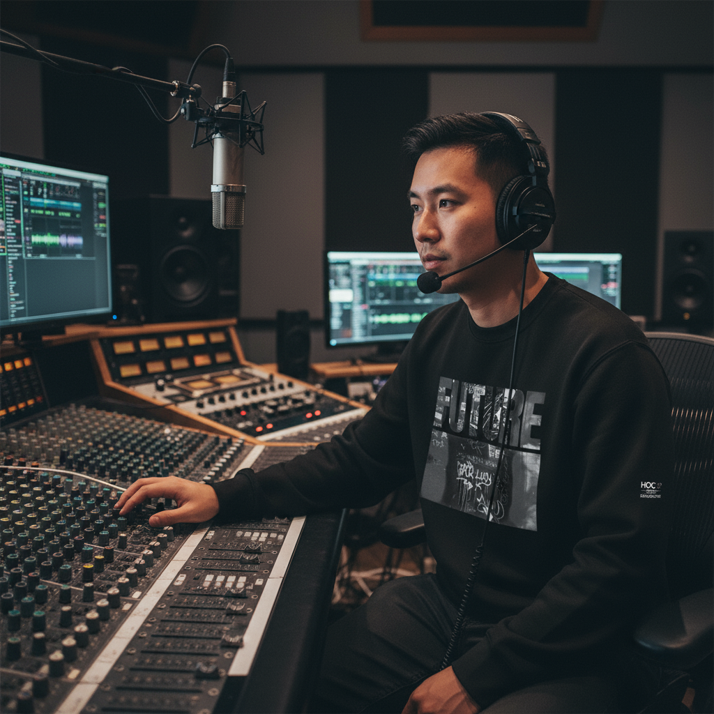 "Fear of Being Average" Oversized Sweatshirt