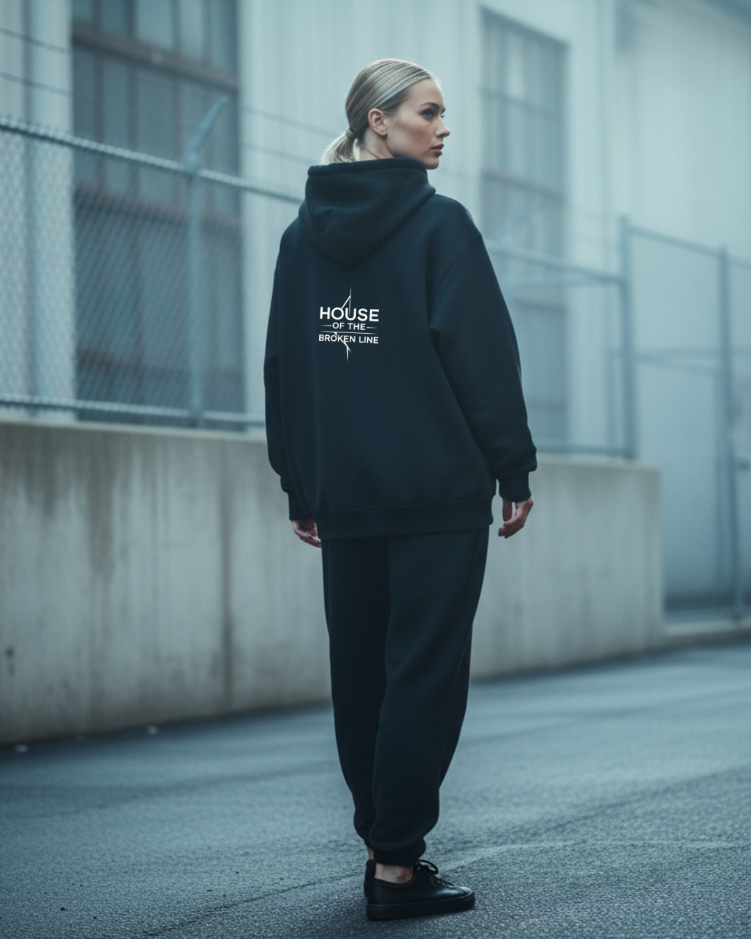 The Blanks Fleeced Boxy Hoodie