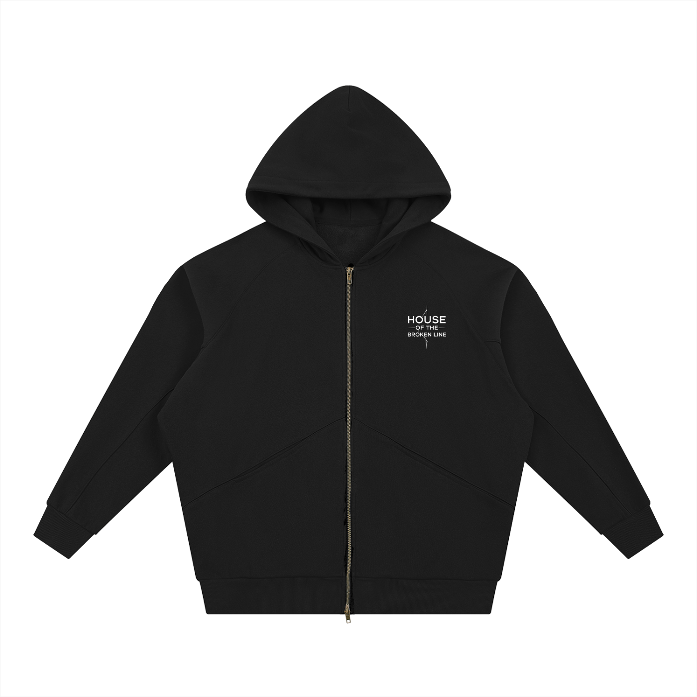 The Inner Line Dolman Zip-Through Fleece Hoodie