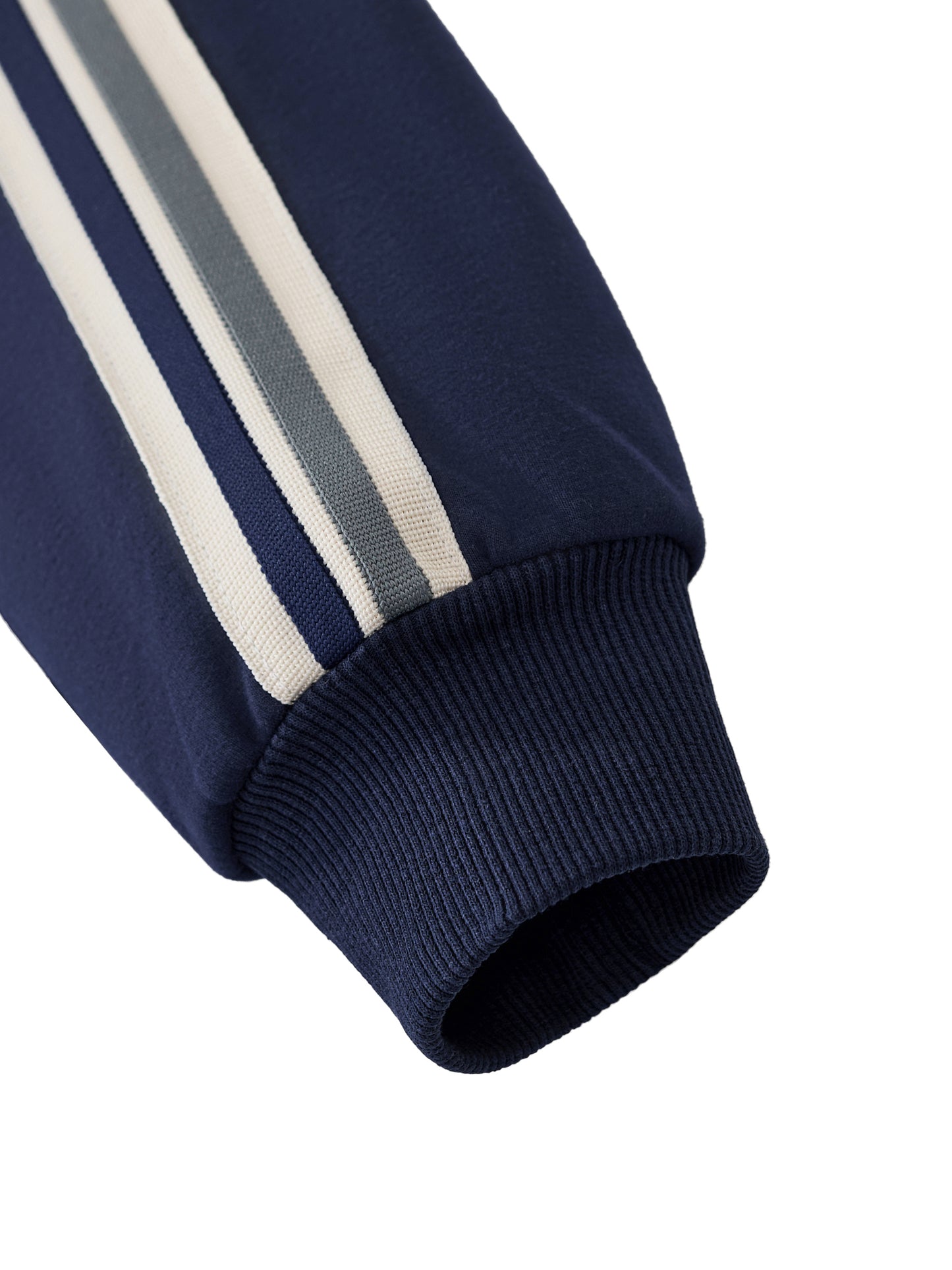 Side-Stripe Stand Collar Jacket