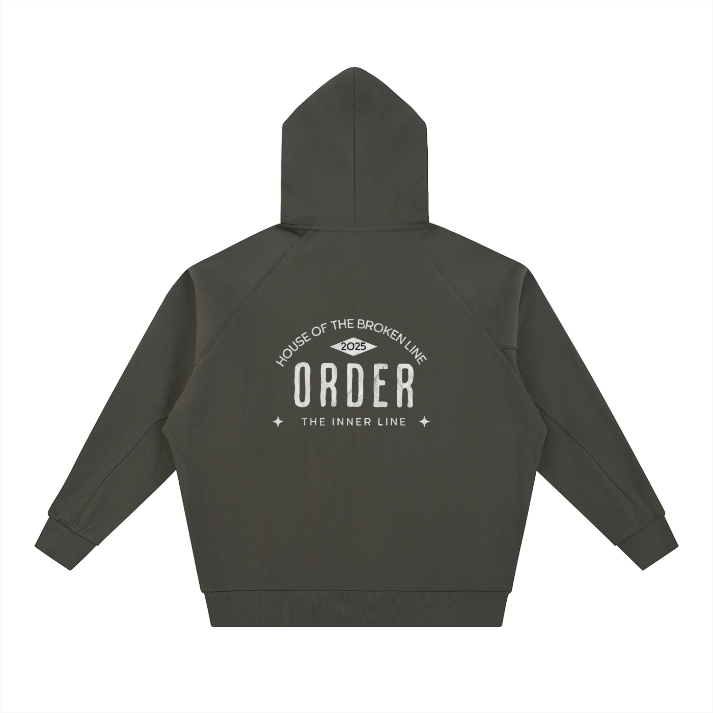 The Inner Line Dolman Zip-Through Fleece Hoodie