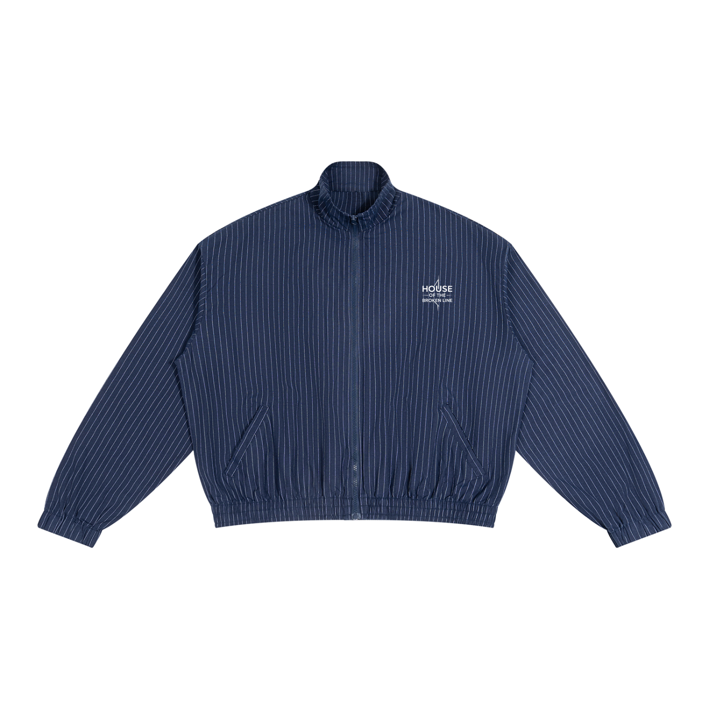 Striped Full-Zip Track Jacket