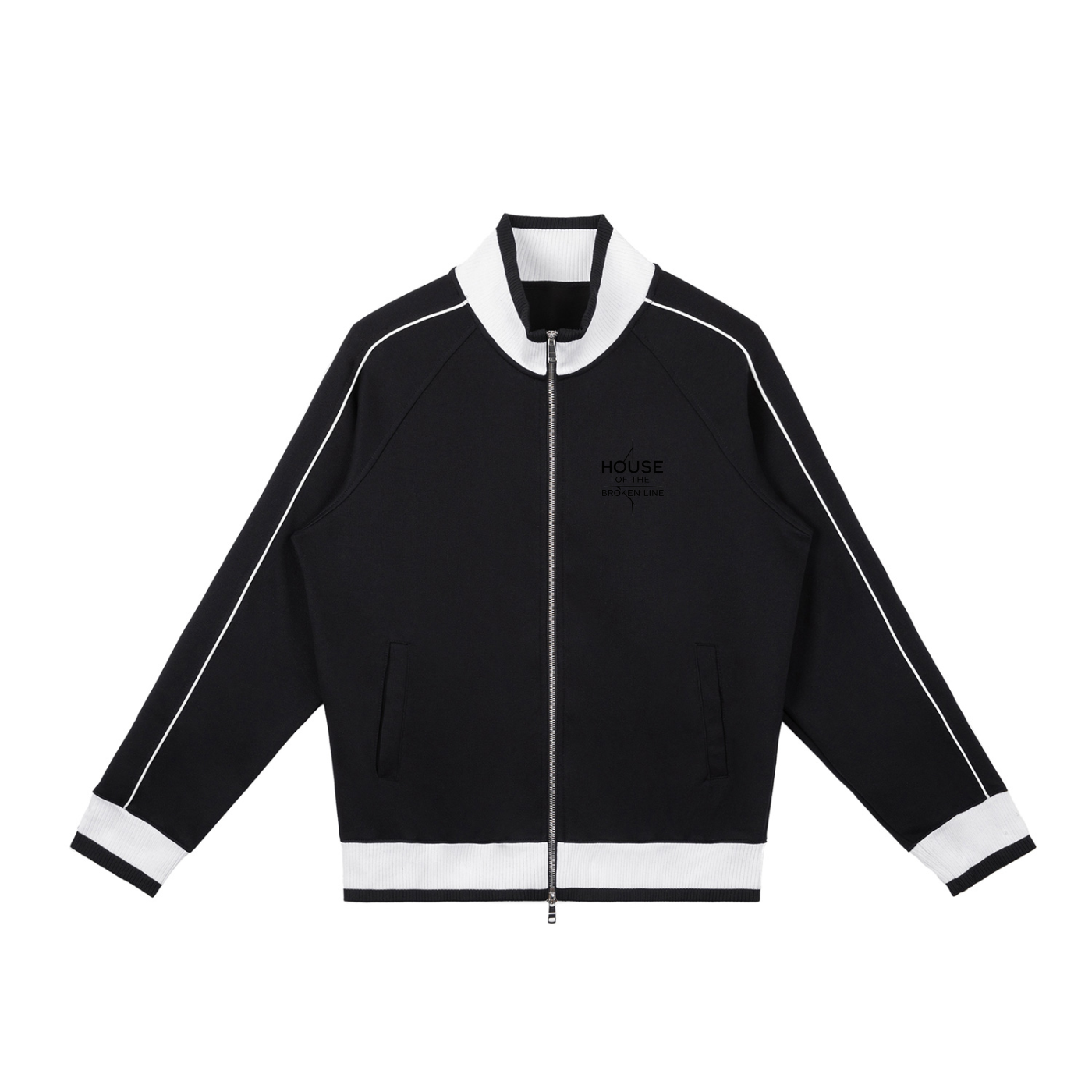 The Broken Line Zip Track Jacket