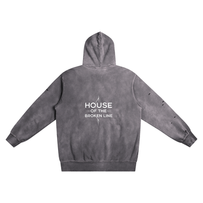 The Blanks Heavyweight Hand-Frayed Hoodie