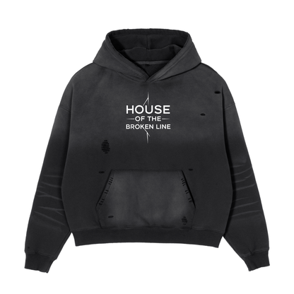 Justice Blue Angel Boxy Fleece Hoodie