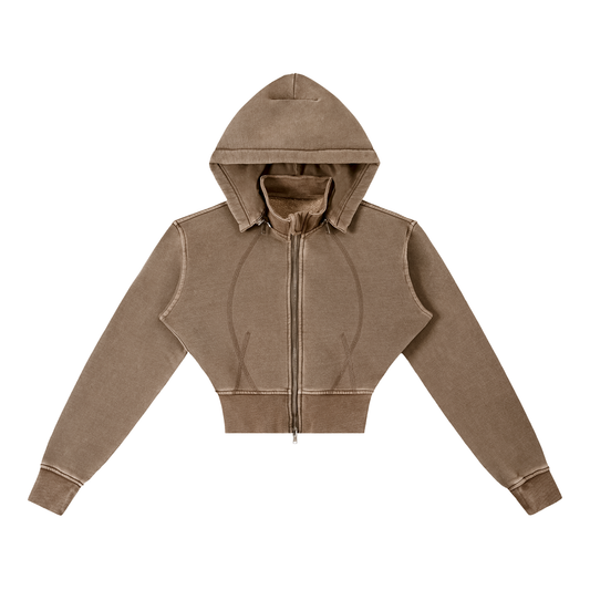 The Studio Crop Hoodie