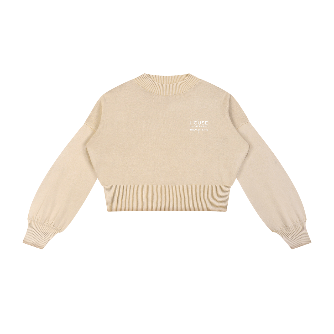 The Short Order Balloon Sleeve Cropped Sweater