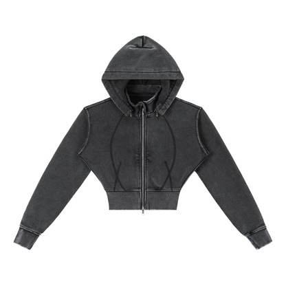 The Studio Crop Hoodie