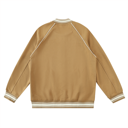 Broken Line Varsity Jacket
