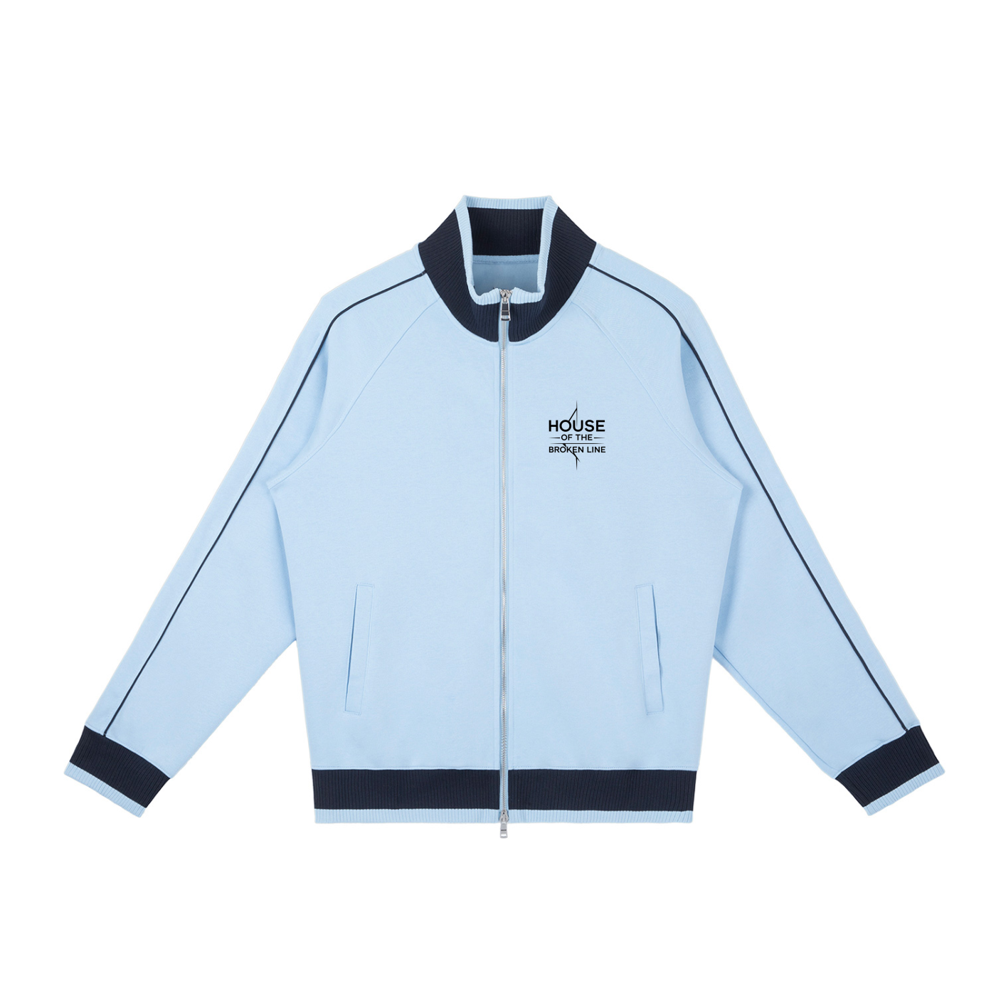 The Broken Line Zip Track Jacket