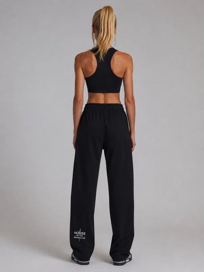 Straight-Leg Sweatpants