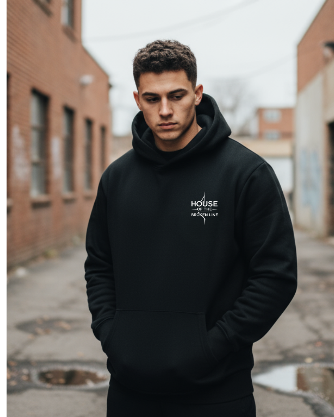 The Blanks Fleeced Boxy Hoodie