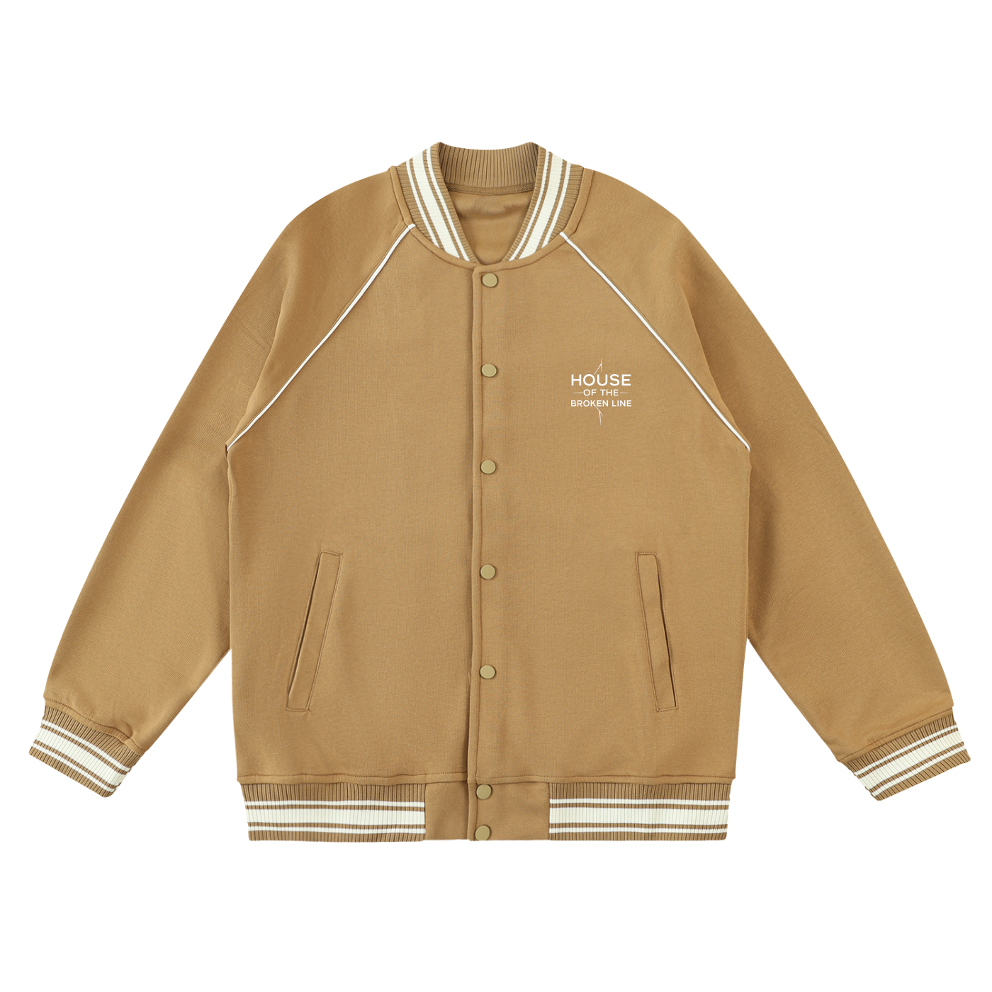 Broken Line Varsity Jacket