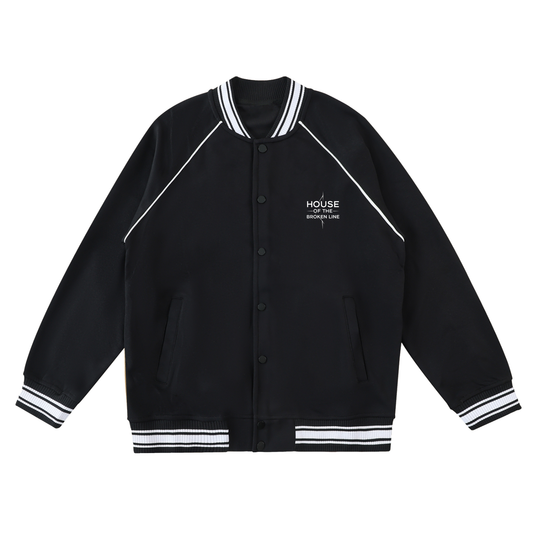 Broken Line Varsity Jacket