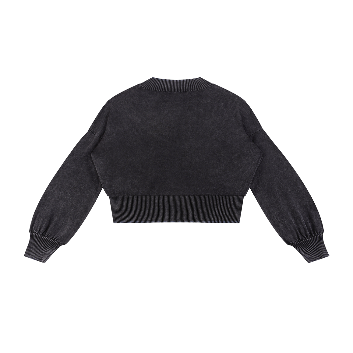 The Short Order Balloon Sleeve Cropped Sweater