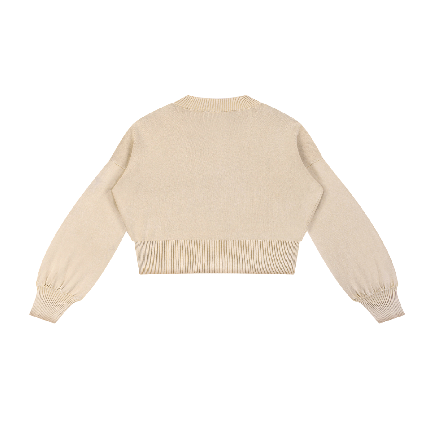 The Short Order Balloon Sleeve Cropped Sweater