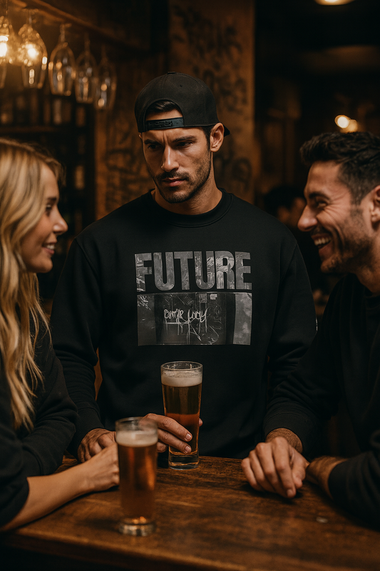 "Fear of Being Average" Oversized Sweatshirt