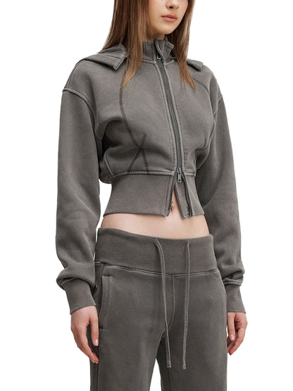 The Studio Crop Hoodie