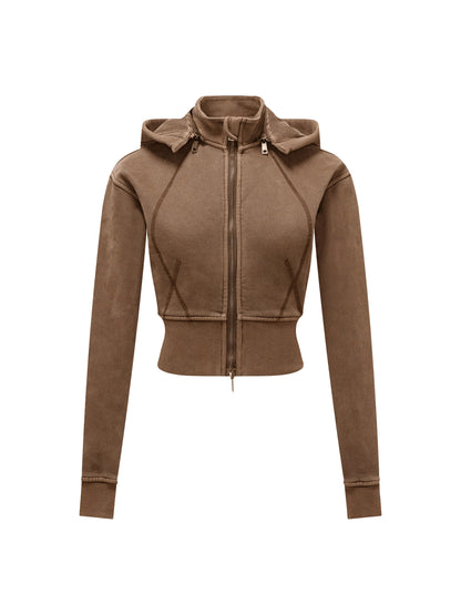 The Studio Crop Hoodie